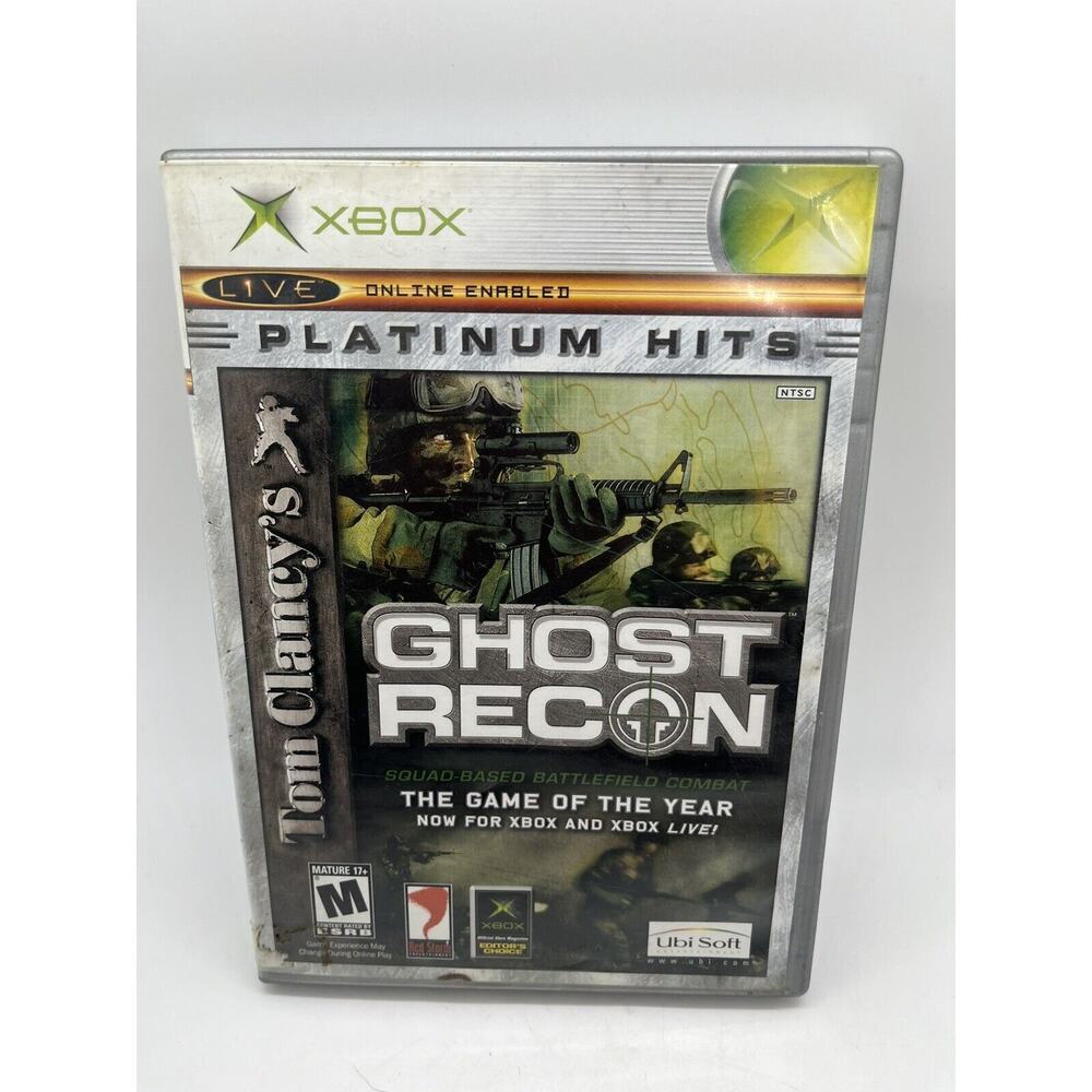 Tom Clancy's Ghost Recon 1 Microsoft Original Xbox COMPLETE - TESTED